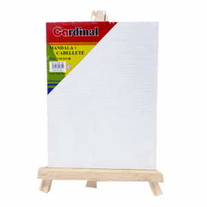 Lienzo + Caballete 15x20cm