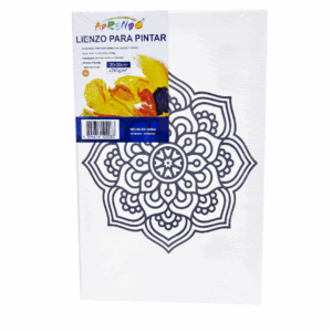Lienzo Para Pintar A4 V/M Con Pinturas