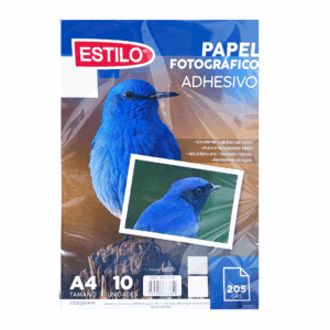 Papel fotográfico x10 adhesivo Estilo