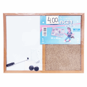 Tabla de corcho + pizarra A3 Lancer