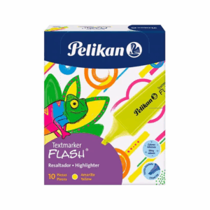 Resaltador Pelikan Amarillo Flash X 10