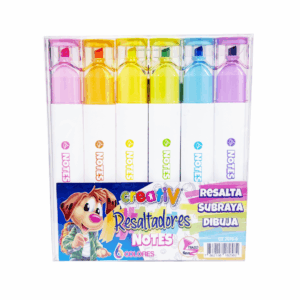 Resaltadores Creativ Notes X 6
