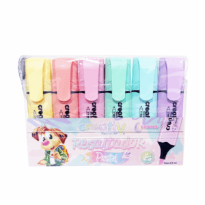 Resaltador Pastel Creativ Set X 6col Punta 5.5mm