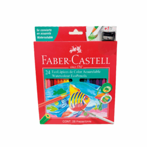 Colores Faber Castell X24 Acuarelables