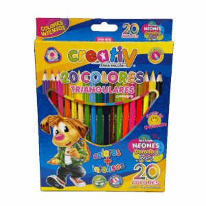 Colores CREATIV X 18 NEON LARGA