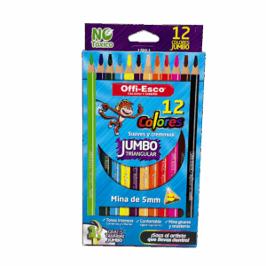 Colores OFFI-ESCO JUMBO X 12